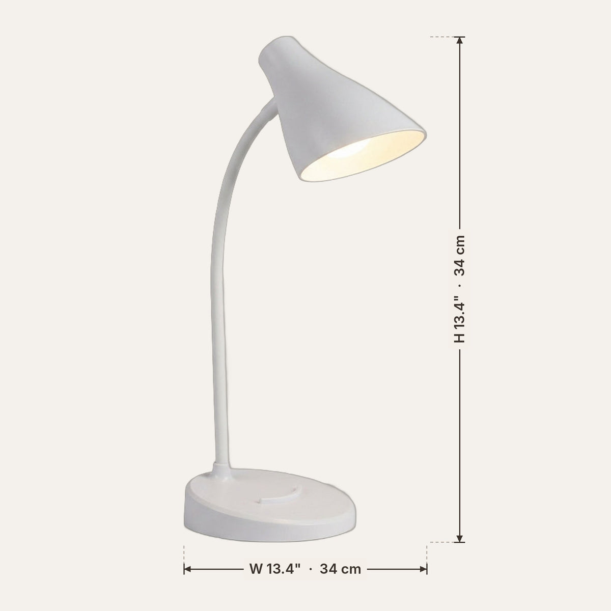 Light fixture dimensions in inches and cm