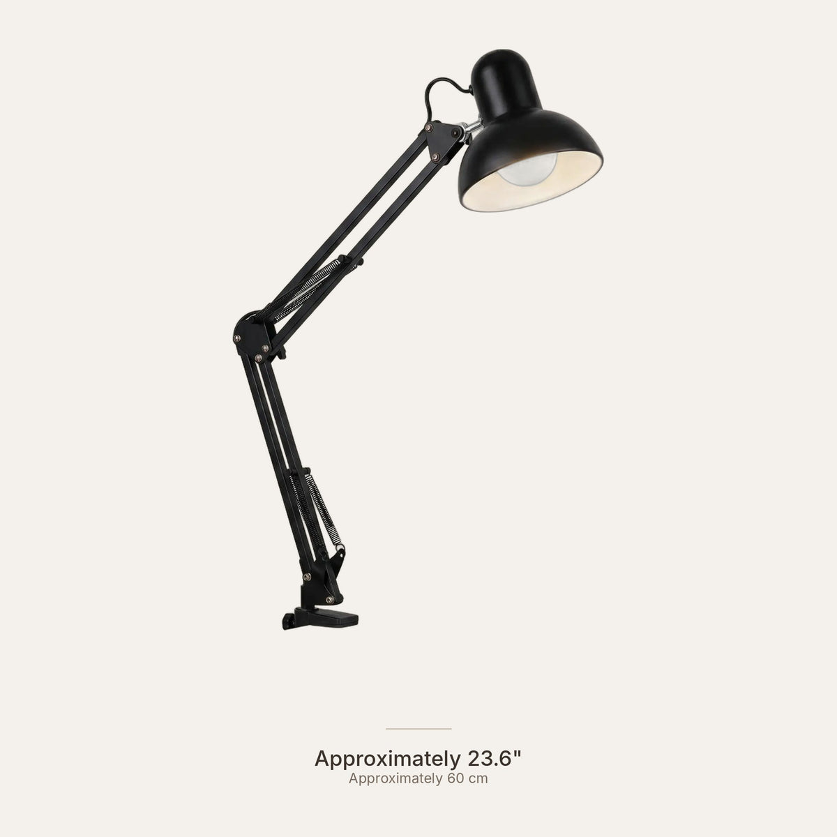 Light fixture dimensions in inches and cm