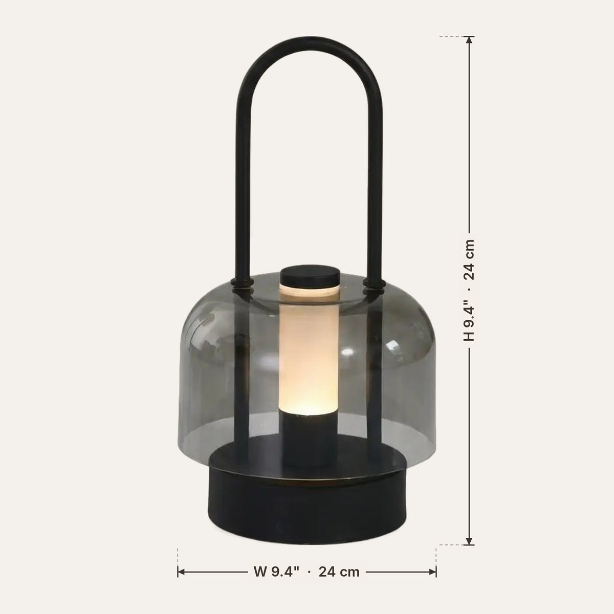 Light fixture dimensions in inches and cm