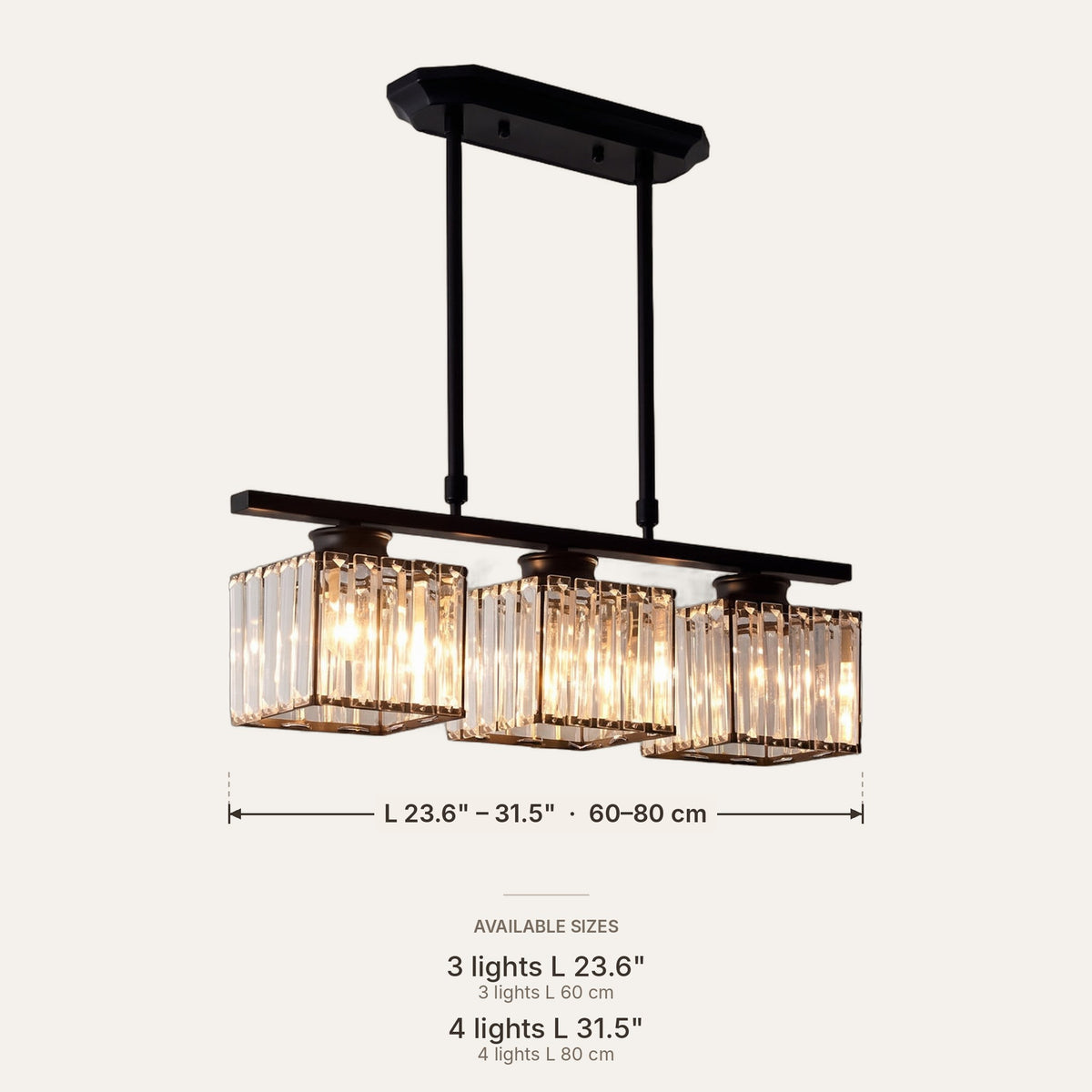 Fjella dimensions in inches and cm