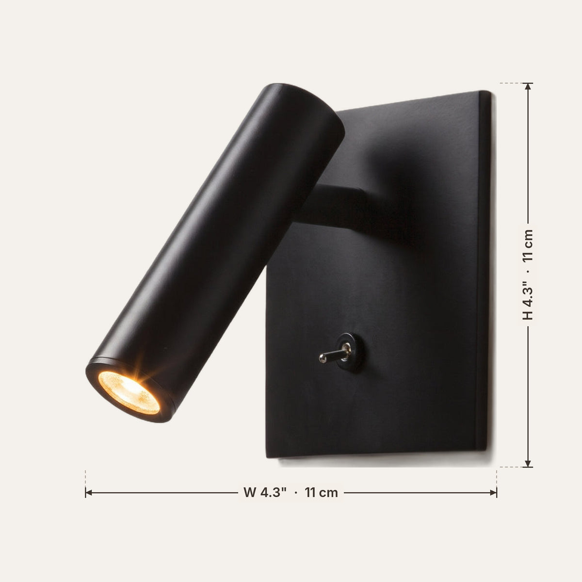 Cubo dimensions in inches and cm