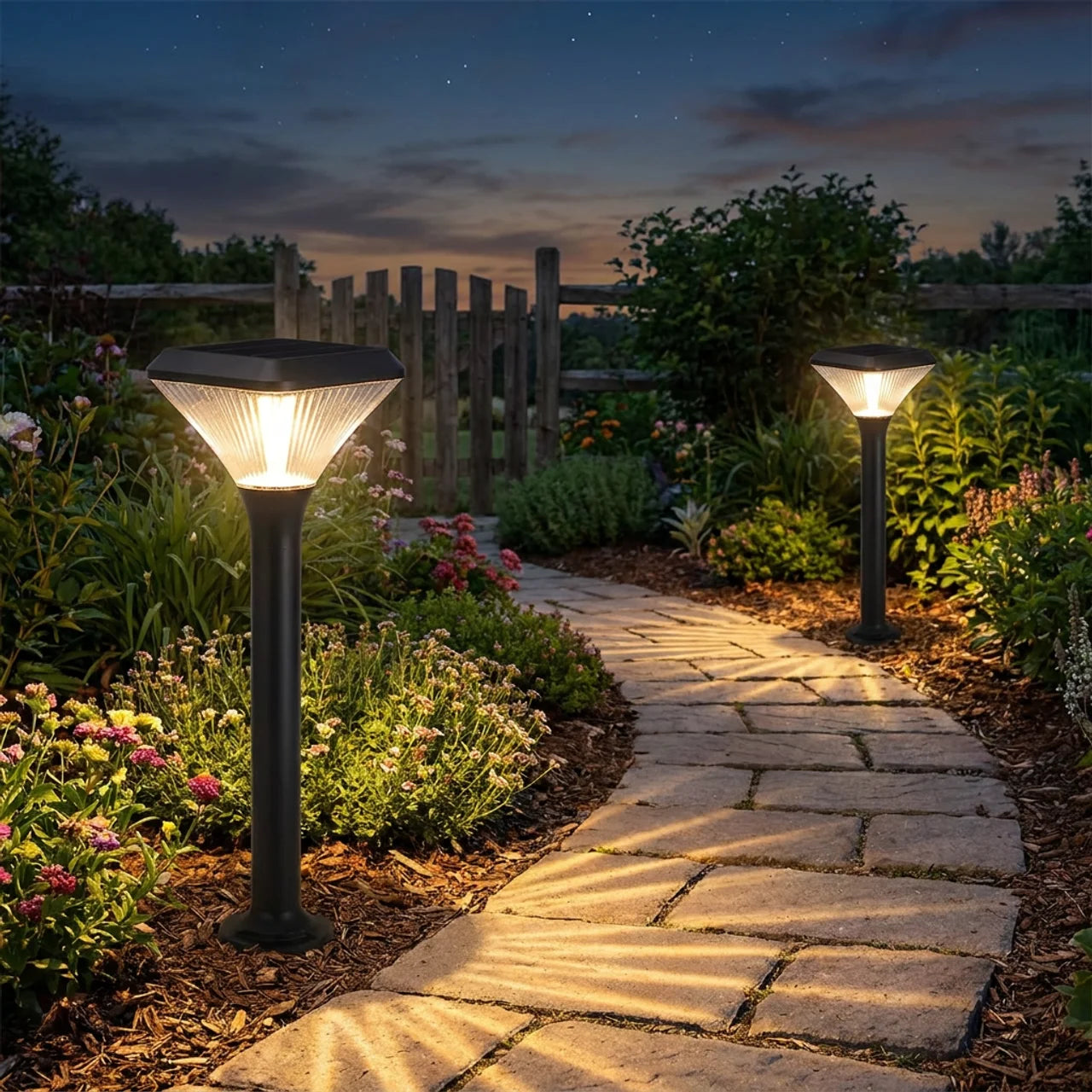 Aluminum Round Solar Motion Sensor LED Outdoor Garden Light 10W