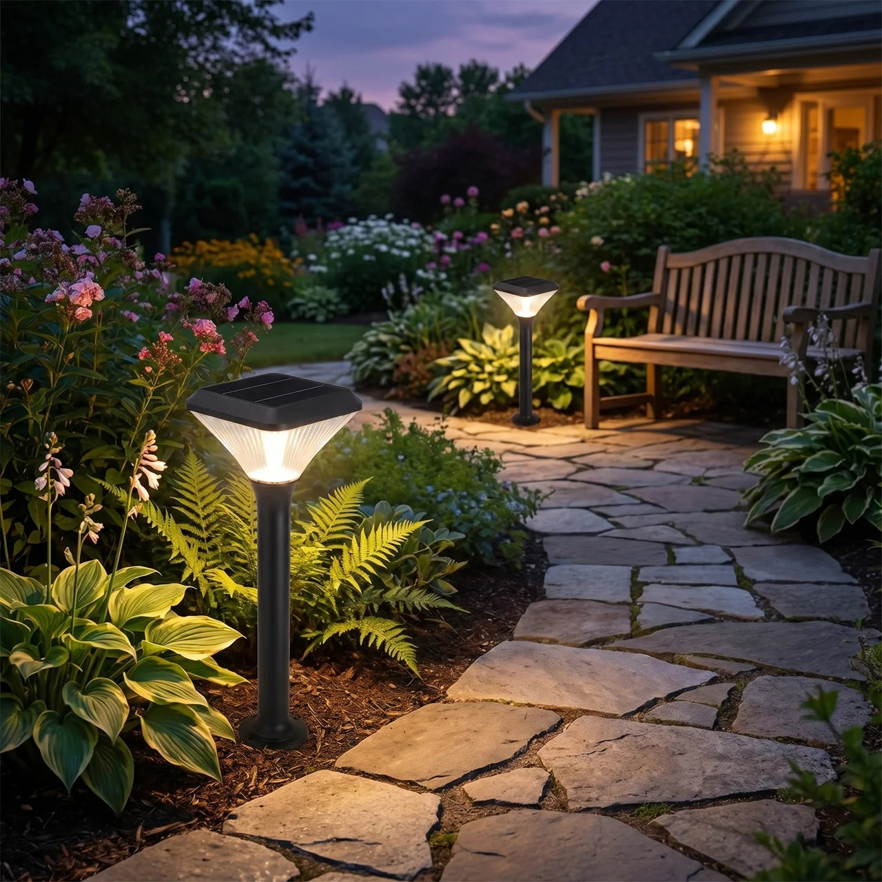 Aluminum Round Solar Motion Sensor LED Outdoor Garden Light 10W