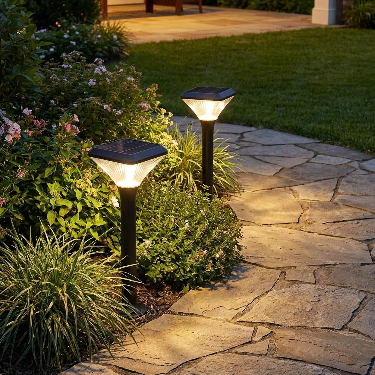 Aluminum Round Solar Motion Sensor LED Outdoor Garden Light 10W