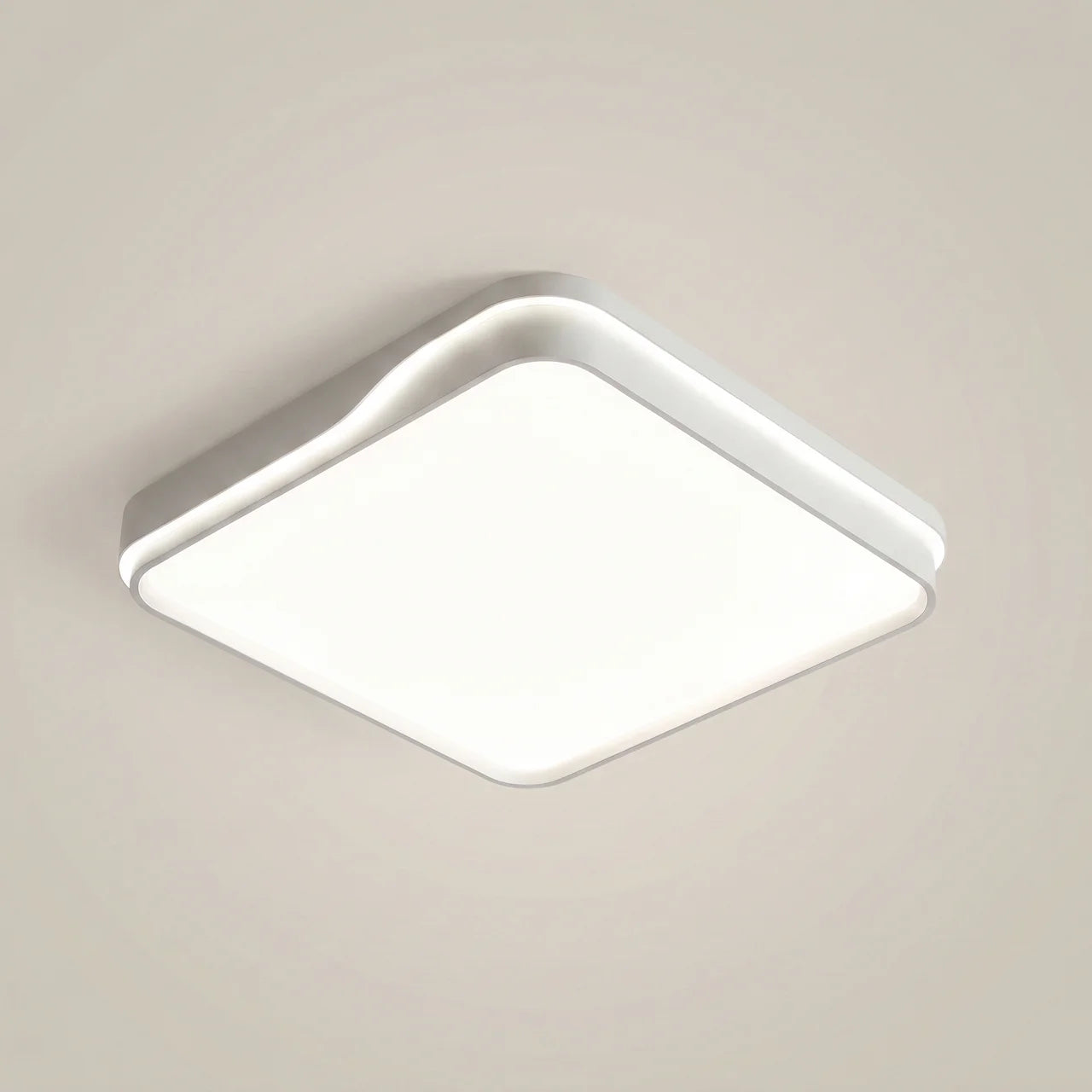 Iron Rectangular Stepless Dimming Full-Spectrum LED Ceiling Light