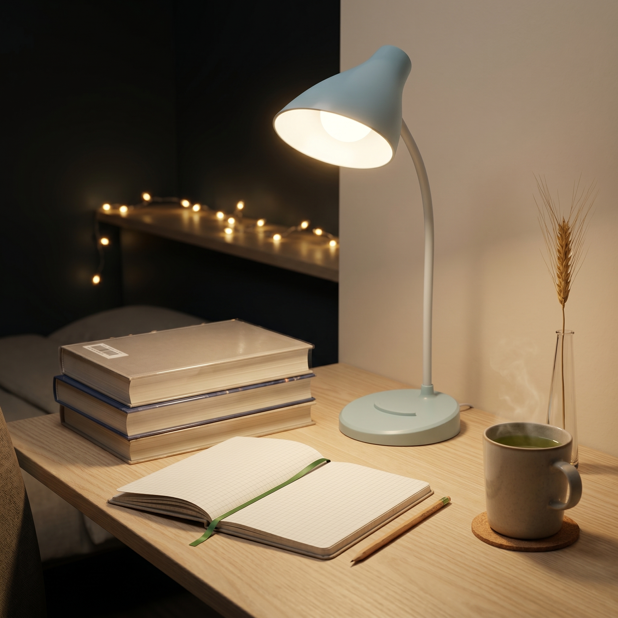 Plastic Spherical USB Rechargeable Dimmable LED Desk Lamp