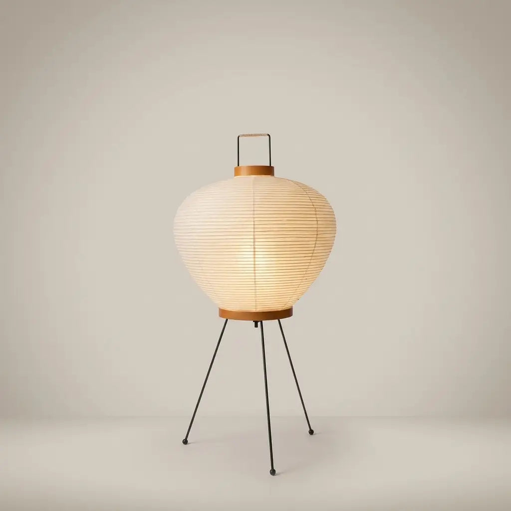 Washi Paper Square Manual Control E27 Socket Table Lamp