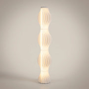 Cream Acrylic Leaf Adjustable Stepless Dimming LED Floor Lamp
