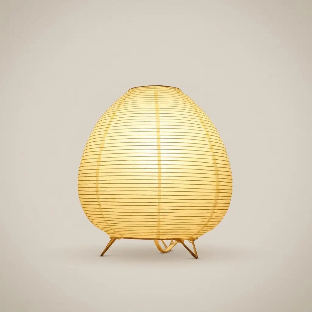 Washi Paper Square Manual Control E27 Socket Table Lamp