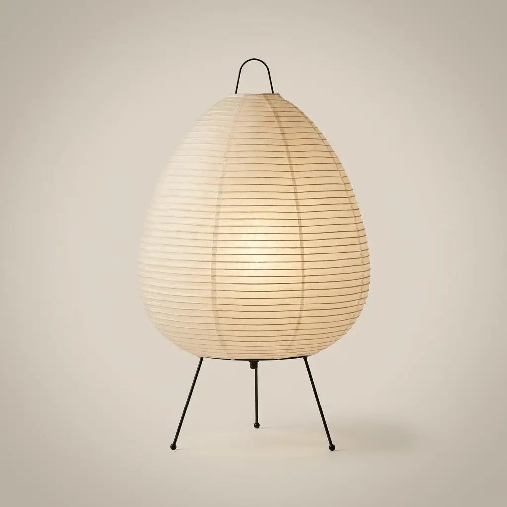 Washi Paper Square Manual Control E27 Socket Table Lamp