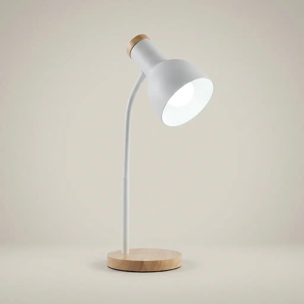 Metal Flexible Gooseneck Plug-In LED Desk Lamp