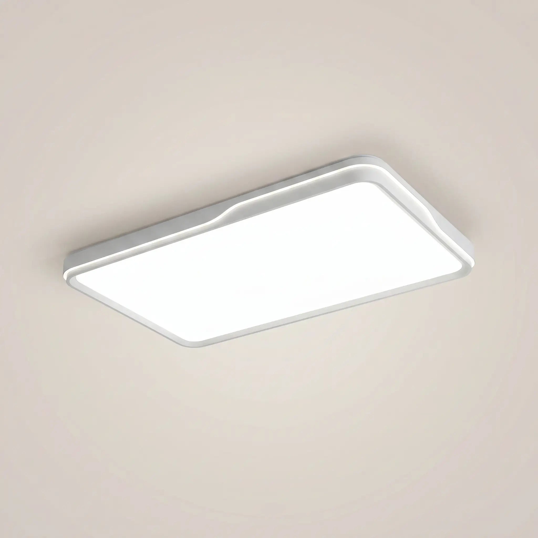 Iron Rectangular Stepless Dimming Full-Spectrum LED Ceiling Light