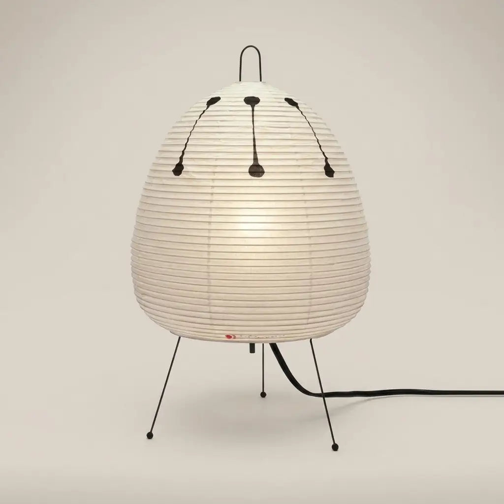 Washi Paper Square Manual Control E27 Socket Table Lamp