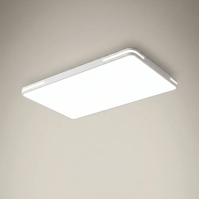 White PVC Round Voice Control LED Ceiling Light