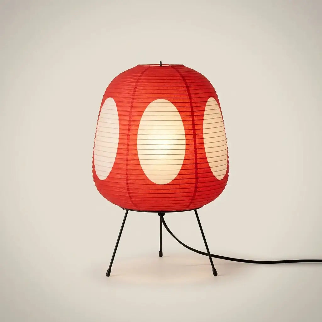 Washi Paper Square Manual Control E27 Socket Table Lamp