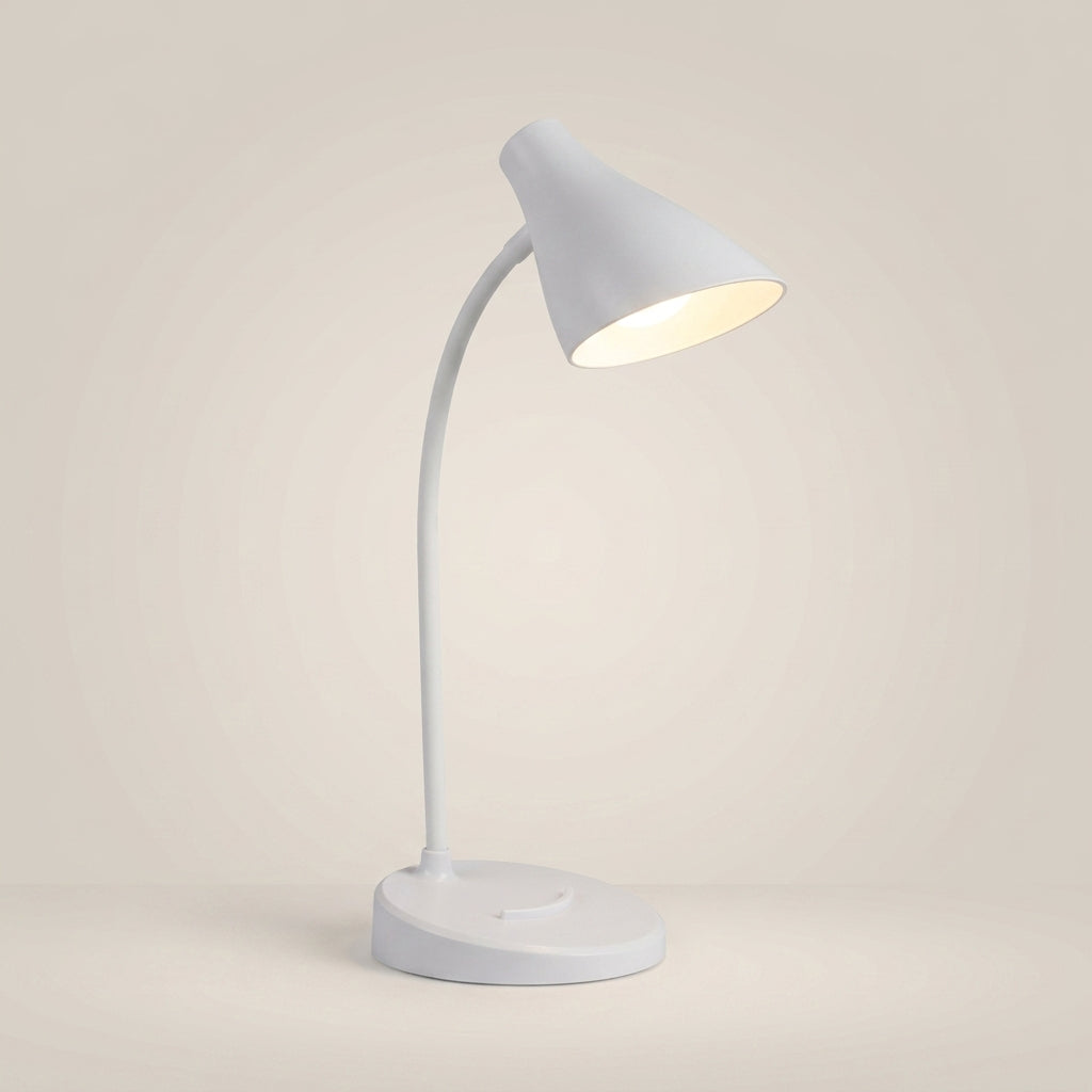 Plastic Spherical USB Rechargeable Dimmable LED Desk Lamp