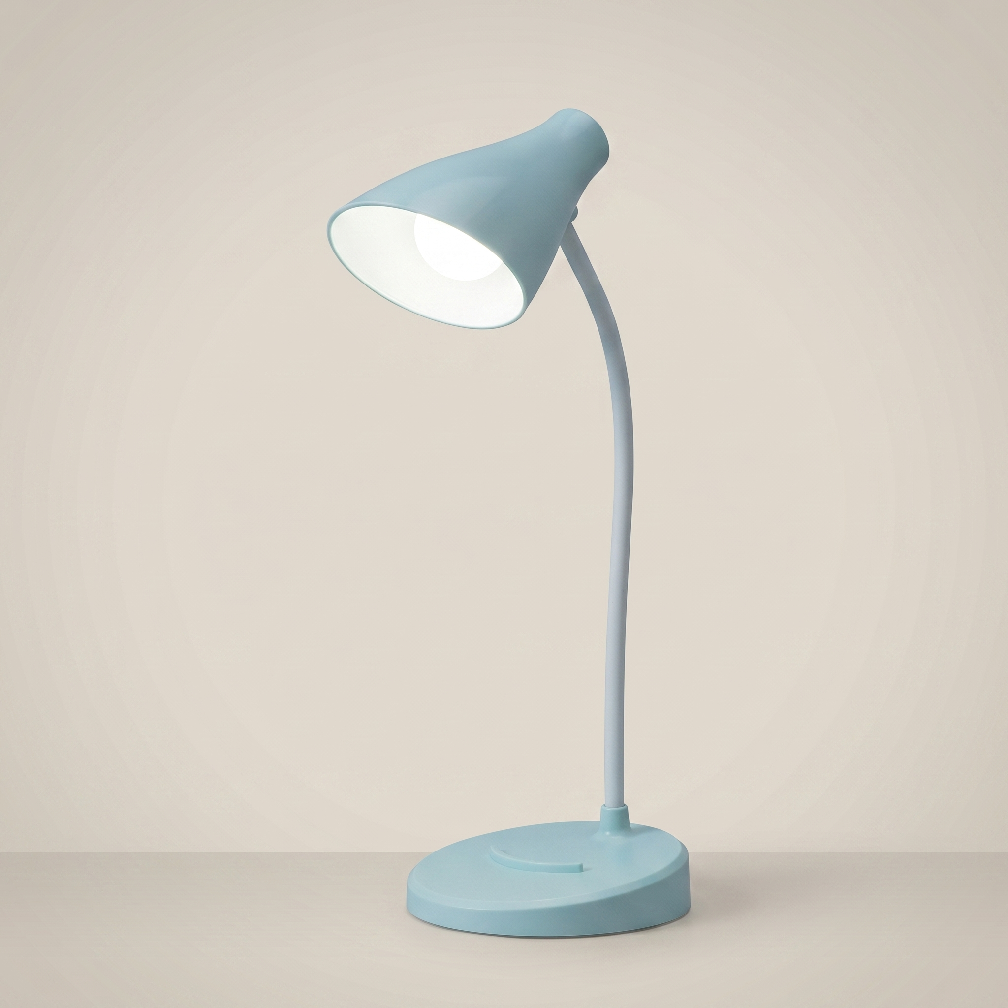 Plastic Spherical USB Rechargeable Dimmable LED Desk Lamp